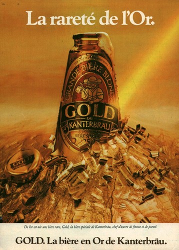 Publicité ancienne gold - ancienne,