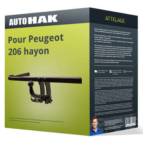 Attelage pour peugeot 206 - peugeot,