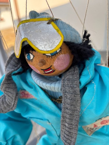 Marionnette fils skieur