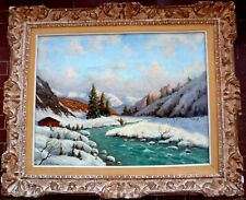 Serge SEDRAC peinture ancienne huile sur toile