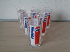 6 VERRES PUBLICITAIRES PEPSI
