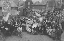CPA 80 CAYEUX SUR MER CARTE PHOTO CERTAINEMENT FETE CAVALCADE 1907