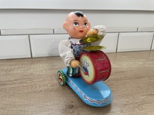 Enfant Joue De La Musique Jouet Mécanique En Tôle MS 765 Avec Sa Clé