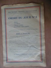 1ère ARMEE FRANCAISE ORDRE DU