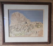 Aquarelle Saint Jeannet (Nice)