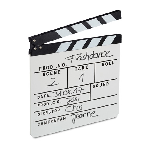 Clap cinéma blanc panneau - cinéma,