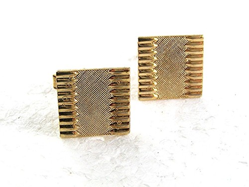 Vintage goldtone square - goldtone,