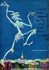 vintage.grand dépliant .Publicité ELECTROLUX . Frigo .Frigidaire .Réfrigérateur 