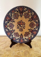 assiette ancienne en faience signé GIEN de 1875 XIX eme siecle