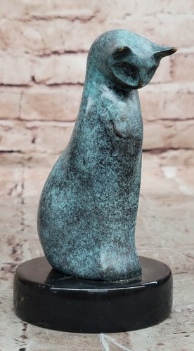Siècle bronze chat statue - siècle,