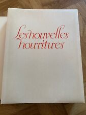 LES NOUVELLES NOURRITURES ANDRE GIDE ILLUSTRATIONS TAVY NOTTON