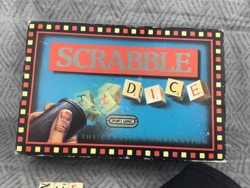 Scrabble dice game 1990 - game,