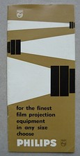 Ancien Catalogue Brochure  PHILIPS Projecteur 35mm  CINEMA   18 pages 1950's