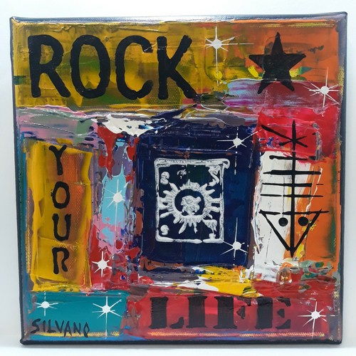 Tableau acrylique silvano - tableau,