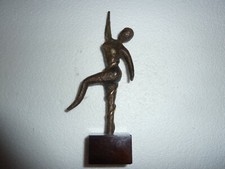 belle danseuse de pole dance abstrait en bronze dans le goût de Matisse