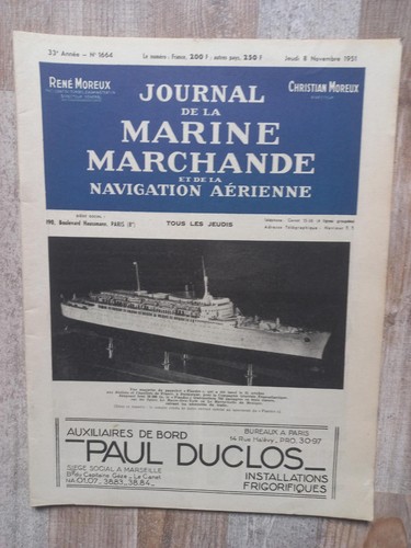 Journal marine marchande - de,