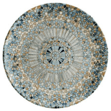 Set 12 Vaisselle Étages Mosaic Bleu en Porcelaine 21 CM - BONNÀ - Restaurant