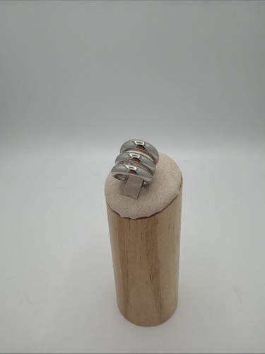 Bague argentée effet - bague,