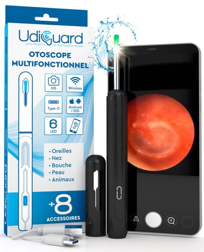 Otoscope oreille avec - avec, caméra