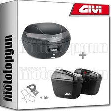 GIVI TOP CASE V40NT + VALISE LATERALE E22N SUZUKI BURGMAN 650 EXECUTIVE 2015 15