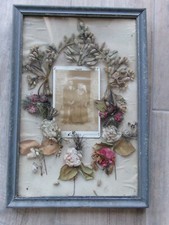 costume traditionnel breton coiffe fleurs mariée photo ancienne 1910 d'origine