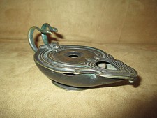 ancien briquet de table à Méta alcool solide Égypte lampe à huile début XX ème