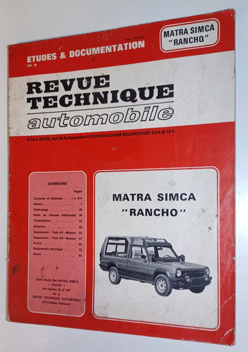 Revue technique automobile - revue,