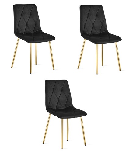 Fauteuil libra velours noir - fauteuil,