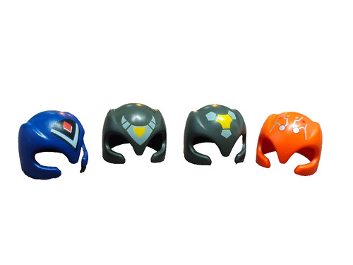 Playmobil casques extraien - x4,