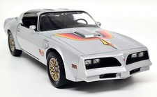 Greenlight 1/18 Pontiac Firebird 1977 Fire Am VSE Silver Diecast Model Car