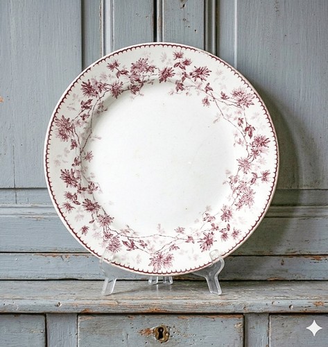 Grande assiette plat terre - grande, ou