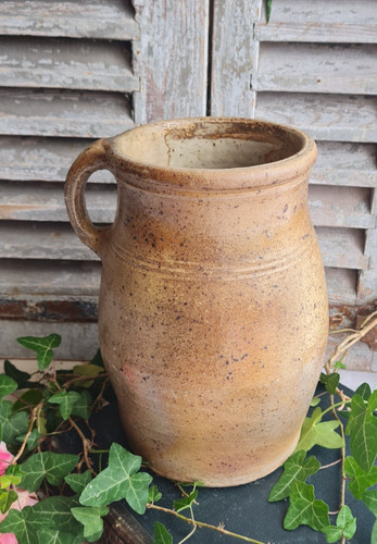 Ancien pot cruche faisselle - cruche,