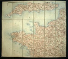 Carte géographique routiere