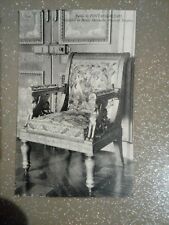 Cpa 77  palais de FONTAINEBLEAU chambre de marie antoinette fauteuil  empire 