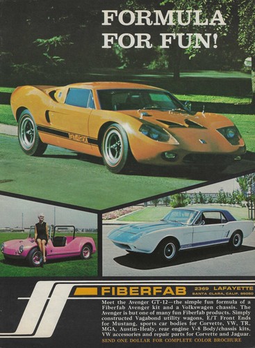 1968 fiberfab avenger 12x - fiberfab,
