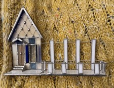 Vtg stained glass house - vtg,