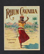 ETIQUETTE ANCIENNE de RHUM