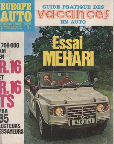 Europe auto 1970 - europe, citroen