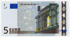 Billet de 5 euros NEUF . 2002