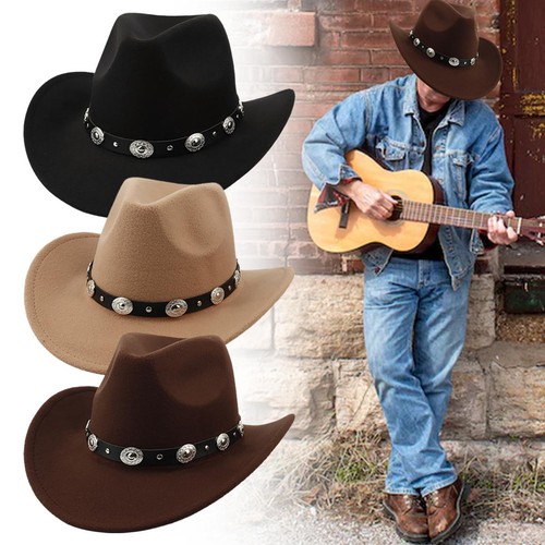 Polyester coton chapeau cowboy - polyester,