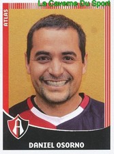 057 DANIEL OSORNO MEXICO FC.ATLAS GUADALAJARA PRIMERA DIV APERTURA 2010 PANINI