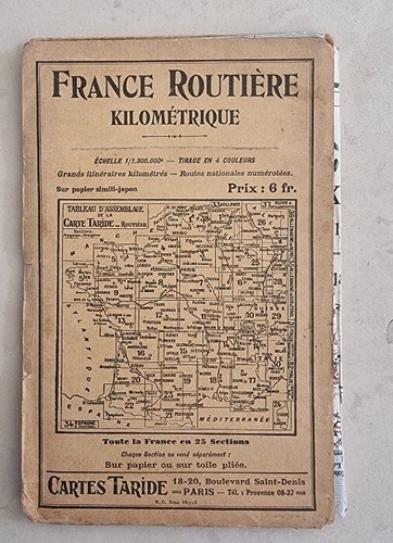 Carte taride france routiere - taride,,