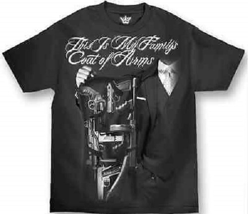 Shirt mafioso avec écusson - t-shirt,