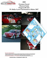DECALS 1/43 REF 2885 Peugeot