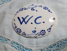 Plaques ovale en porcelaine