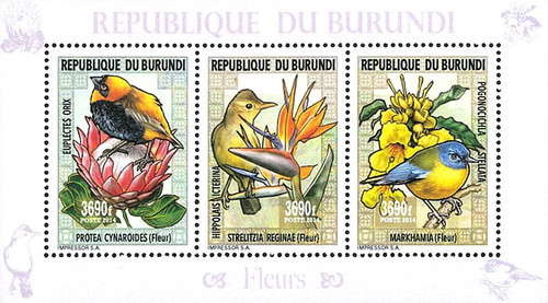 Stamps burundi 2014 - stamps, perf