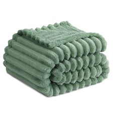 Plaid Polaire Canape Vert -