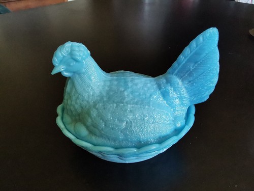 Poule beurrier opaline - opaline, bleu