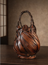 Vase panier japonais vintage