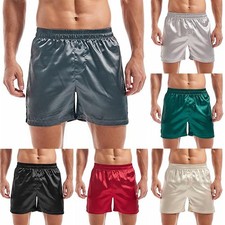 Boxer homme satin soie sous